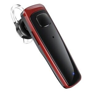 Bluetooth Headset - V5.0 Wireless Handsfree Earpiece Built-in Dual Mic Noise NEW